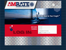 Tablet Screenshot of amrate.com